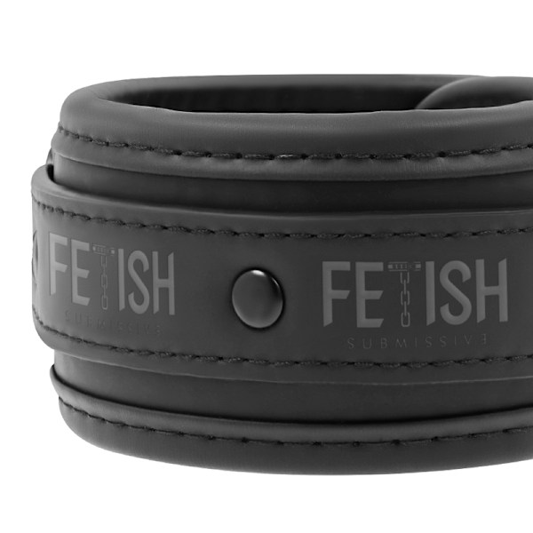 Fetish Submissive - Set med handbojor och band med noprenfoder
