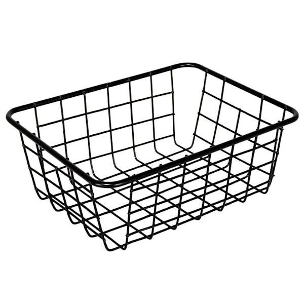 Musta LOFT hedelmäkori kestävästä metallista monipuoliseen säilytykseen