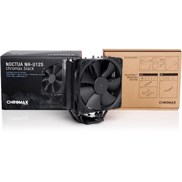 Noctua NH-U12S chromax.black - processorfläkt