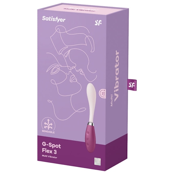 Satisfyer - G-Spot Flex 3 Multi Vibrator Röd