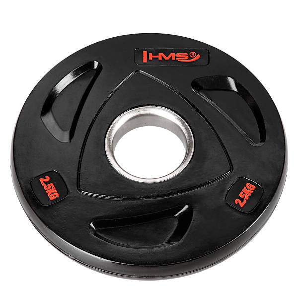 Svart olympisk viktskylt 2,5 kg