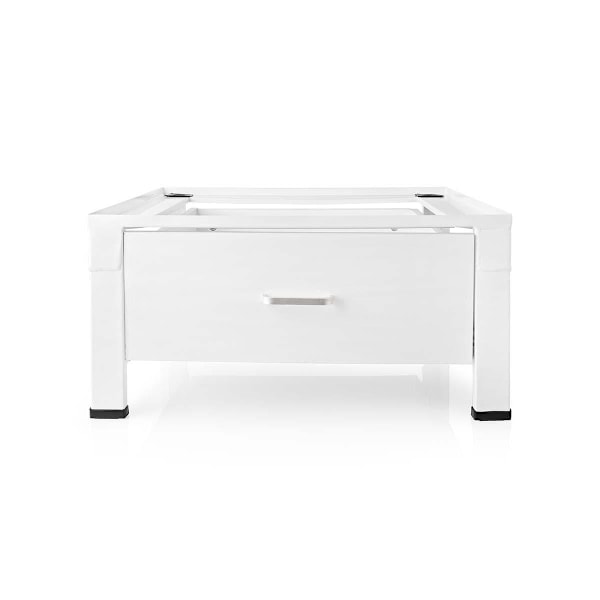 Stativ til vaskemaskine og tørretumbler | Skuffe | 150 kg | Hvid