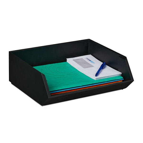 Stabelbar Bambus Desk Organizer