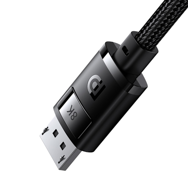 High Definition Series DisplayPort 8K 60Hz kabel 2m sort