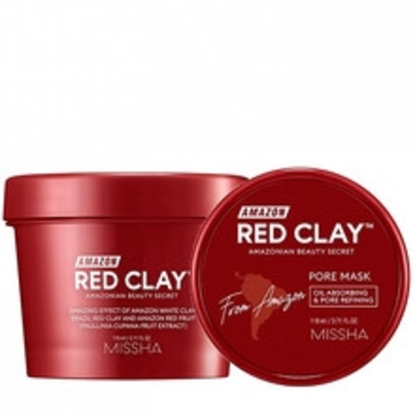 Missha - Amazon Red Clay™ Pore Mask - Čisticí maska s červeným j