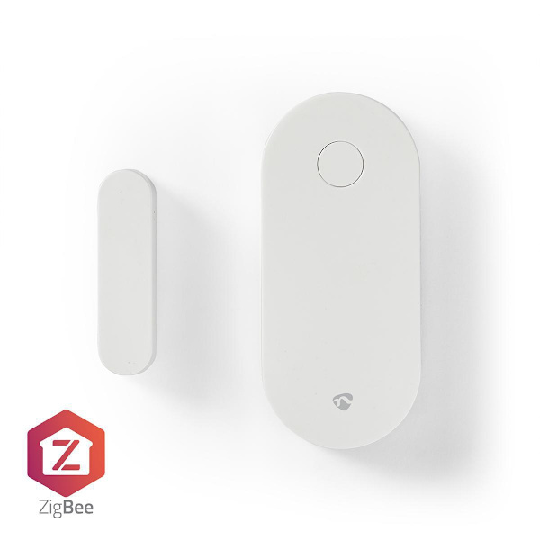 Smart Dør / Vindue Sensor | Zigbee 3.0 | Batteri | Android™ / IOS | Hvid