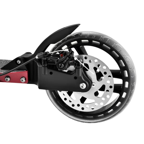 LED-scooter med justerbart styr, foldbart design