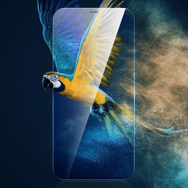 Härdat glas för iPhone 12 Pro Max med högtalarskydd 0,4mm SET
