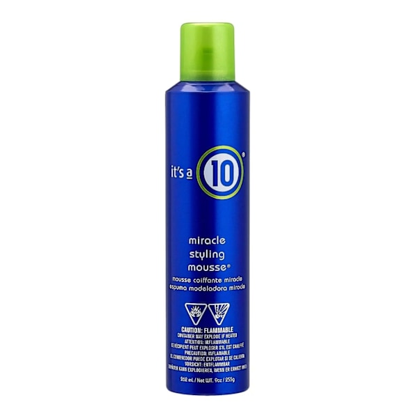 It's a 10, Miracle, Hair Styling Foam, For Volume, Medium Hold, 262 ml