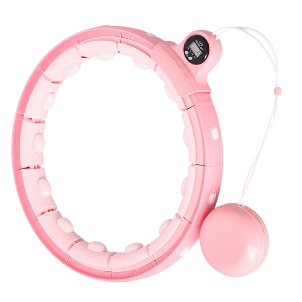 Viktad Rosa Hula Hoop med disk