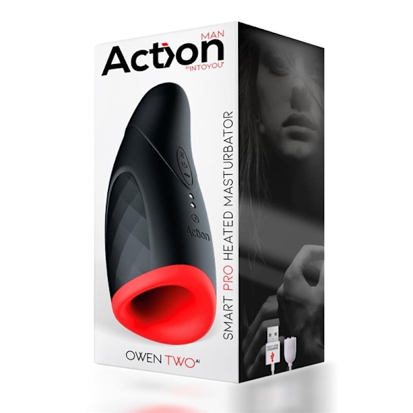 Owen Two Masturbator Variable Pressure Smart Pro -lämmitystoiminto USB