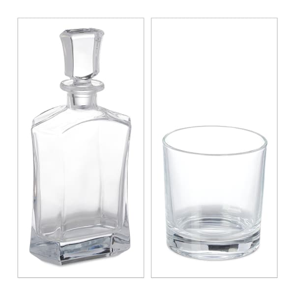 5-delad whiskyset Karaff och glas