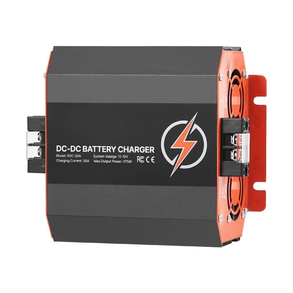 12V DC-til-DC batterioplader 30A 375W, flertrins