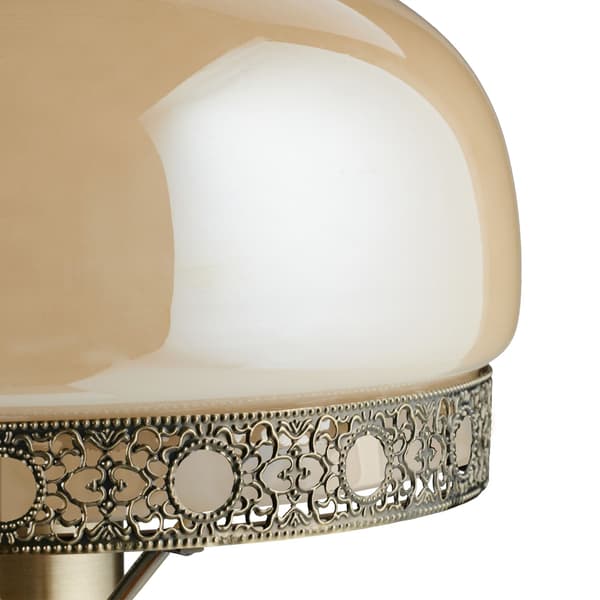 Bordlampe i antik stil beige