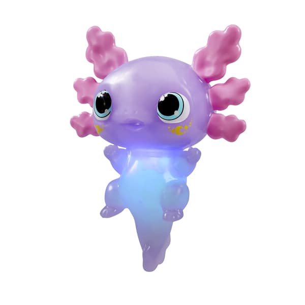 Lysende Axolotl-legetøj med taktile perler