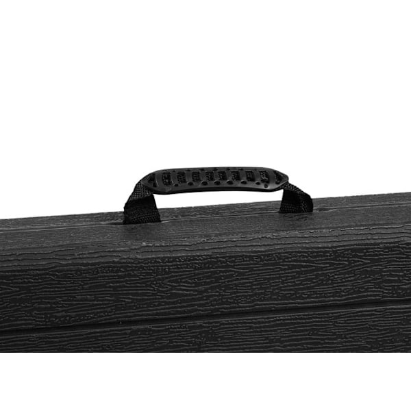 Fällbart trädgårdsbord svart 180cm