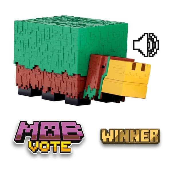 Minecraft snifferfigur med ljud, 8 cm samlarleksak