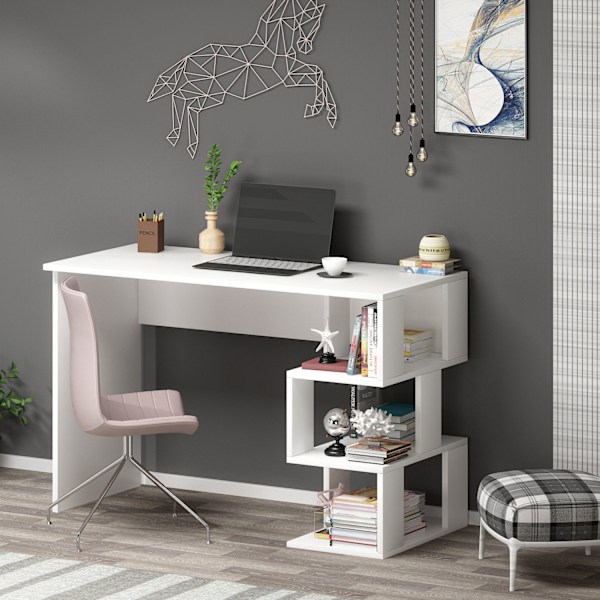 Study Desk Dardanos - Hvid