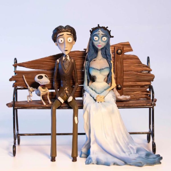 The Corpse Bride Emily och Victor figur