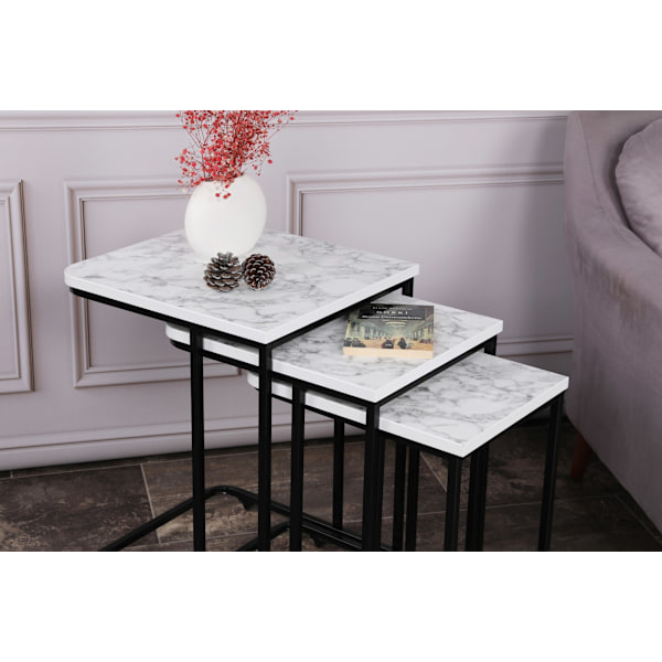 Indlejringsbord (3 stykker) Ce Metal Zigon - 9404