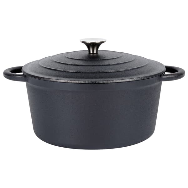 Gjutjärnsgryta med lock, 24 cm, 3,9 L Kapacitet