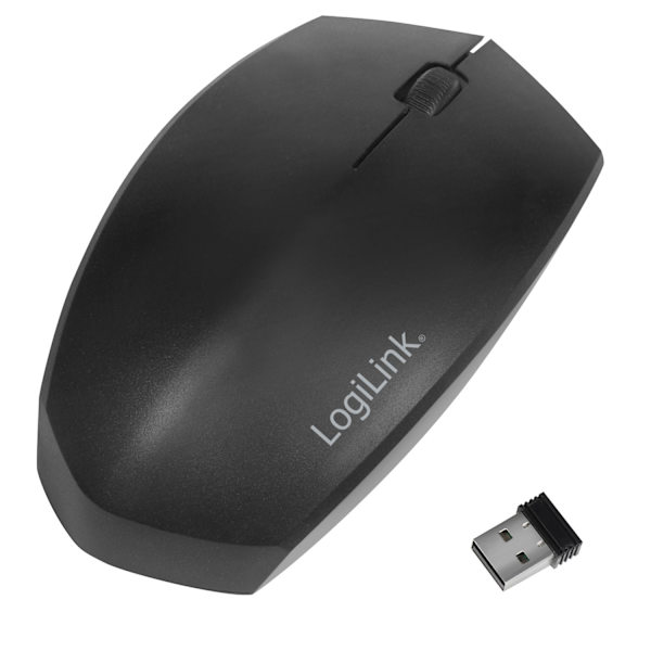 Trådløs mus Bluetooth + 2,4GHz Sort