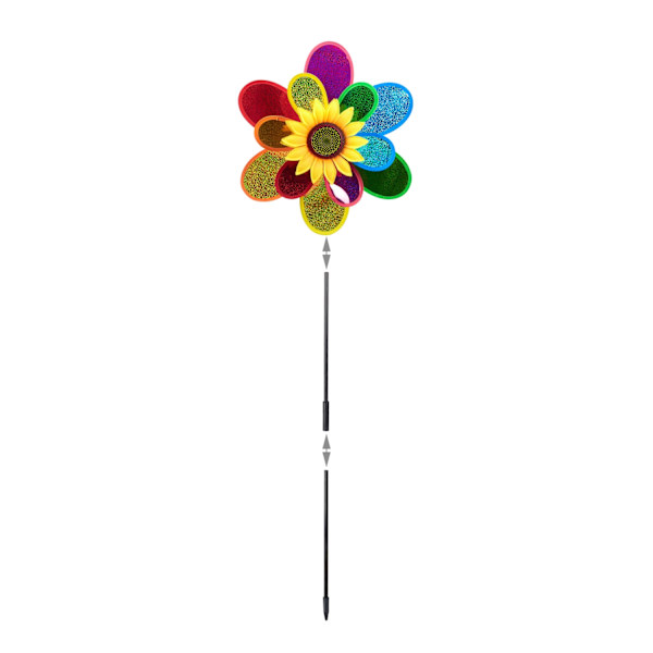 Vindblæst blomst