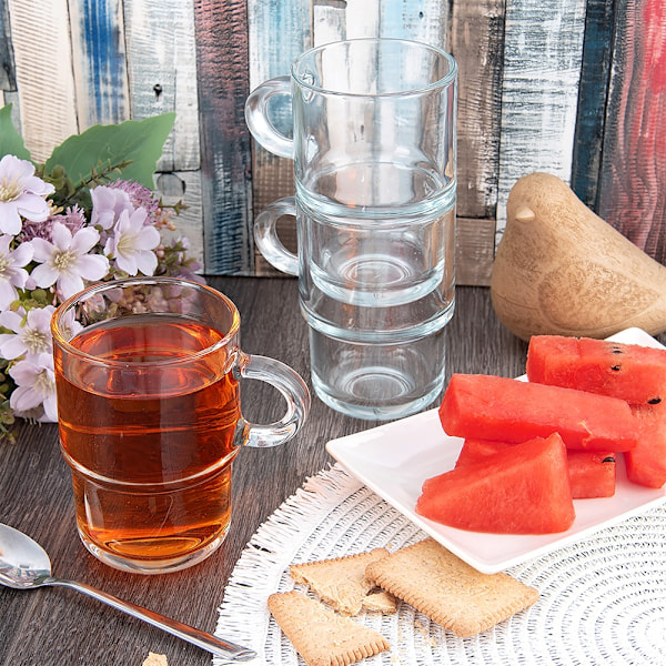 Kaffe- og teglas 350 ml 6 stk.