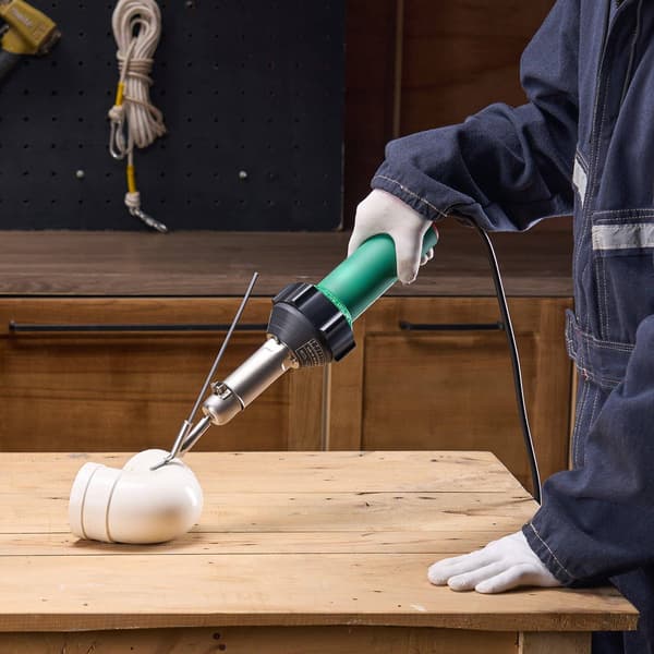 Varmluftssvets för plast 1600W, 50-600C, 11-delars kit