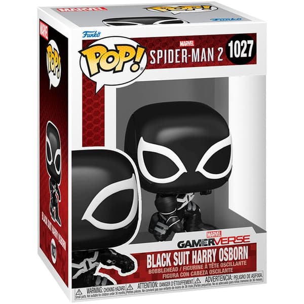 Spider-Man 2 Black Suit Action Figur, 6-tommer samleobjekt