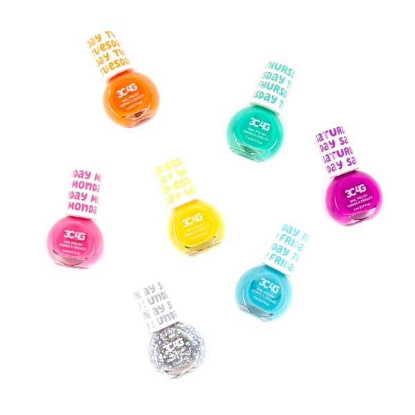 Make It Real Rainbow Days Of The Week Nagellack, 7 st