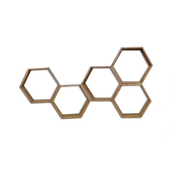 Vägghylla Hex002