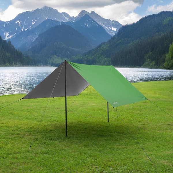 Camping Tarp 300x300 cm, Vihreä, Vedenpitävä
