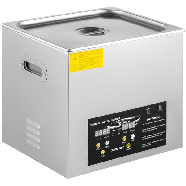10L ultralydsrenser med varmelegeme, timer, 40kHz
