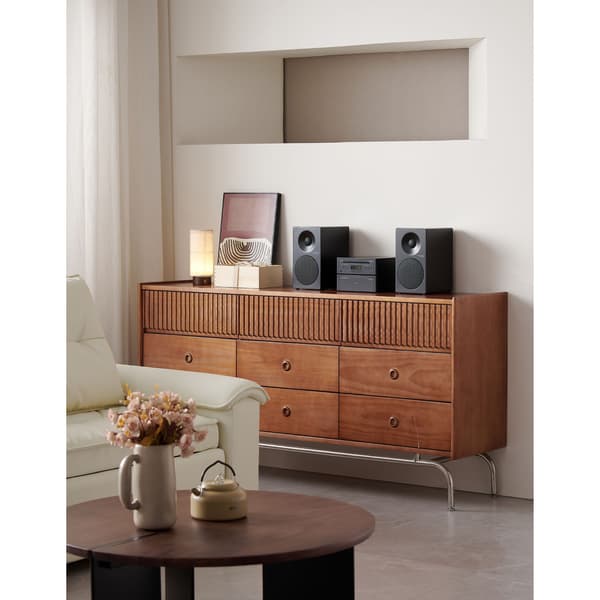 CD-afspiller med display, sort