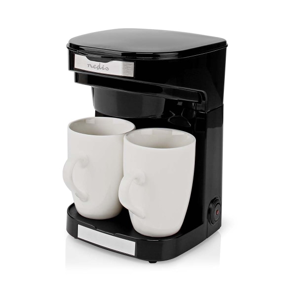 Kaffemaskine | Filterkaffe | 0.25 l | 2 Kopper | Sort