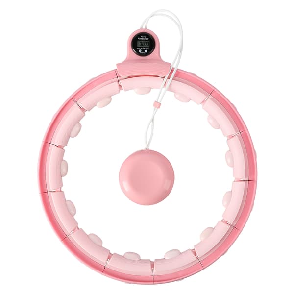 Viktad Rosa Hula Hoop med disk