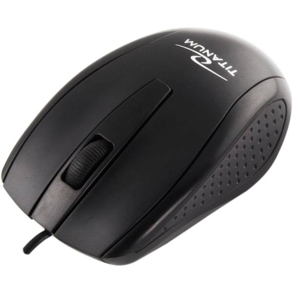 Titanum Marlin 3D Kabelført Optisk Mus Usb Sort Sort