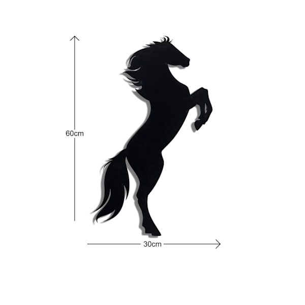 Dekorativ Led Belysning Wild Horse - Blå