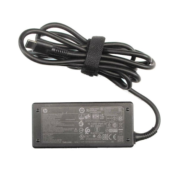 HP oplader 45W USB-C, netadapter til bærbar computer