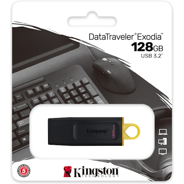 Kingston DataTraveler Exodia 128 GB USB-hukommelse
