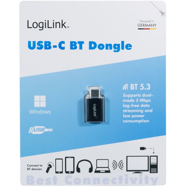 USB-C-sovitin Bluetooth 5.3 20m
