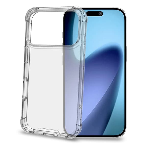 iPhone 17 Pro -kotelo, läpinäkyvä, iskunkestävä suoja
