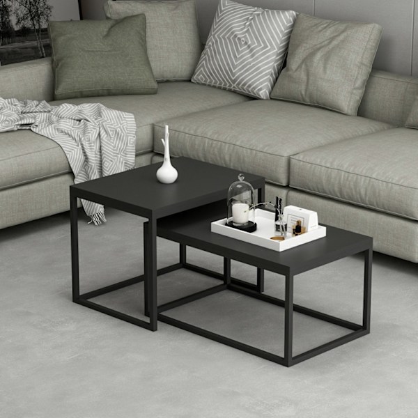Redebord (2 stk) Leka - Sort