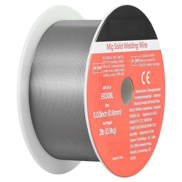 Rustfri MIG-svejsetråd ER308L 0,8 mm, 0,9 kg
