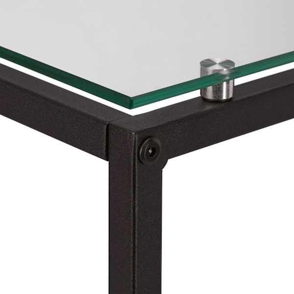 U-formet materialemix sidebord