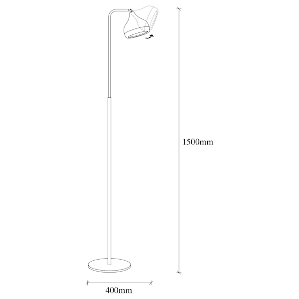 Gulvlampe Yıldo - NT - 146