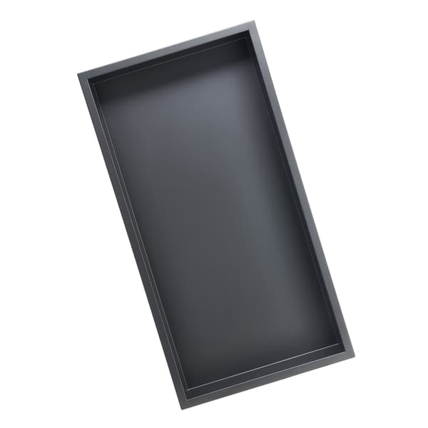 Brusniche 13x25 tommer, 304 rustfrit stål, sort