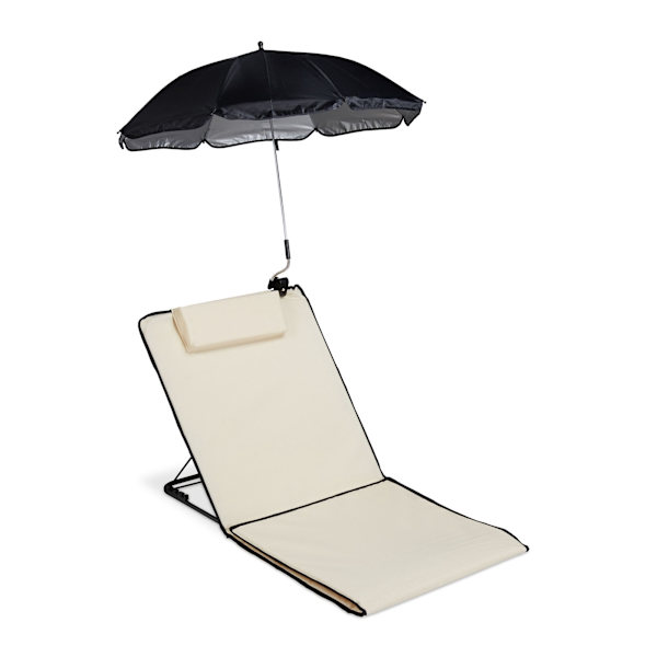 Strandmåtte med parasol