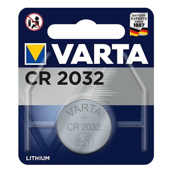 Varta Lithium CR2032 møntcellebatteri 3V i blister